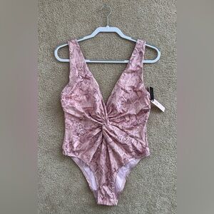Victoria's Secret Light Pink Snakeskin Swimsuit